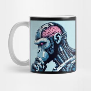 Cyborg Monkey Mug